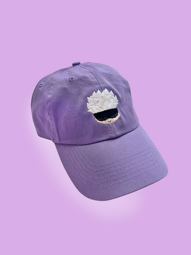 Gojo purple dad hat