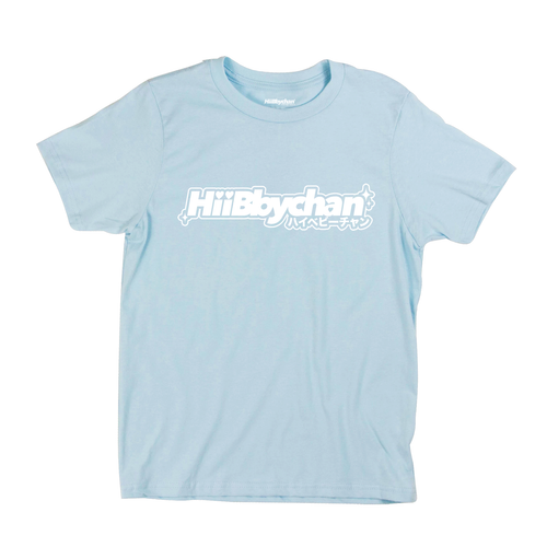 HiiBbychan Bby Blue Classic logo tee