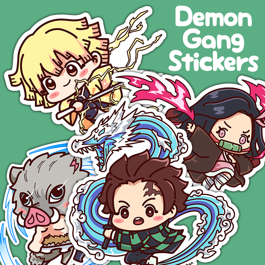 Demon Gang Sticker Set