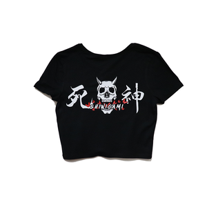 God of Death x Shinigami v3 cropped tee [RED]